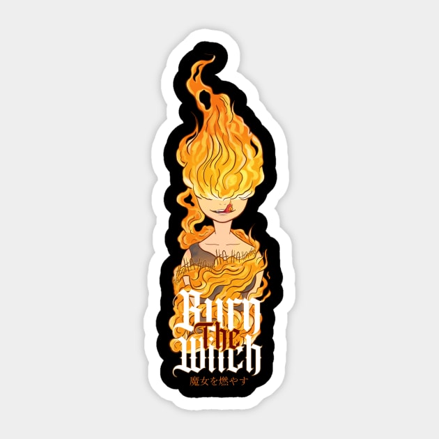 Burn The Witch Sticker by Sons of Skull